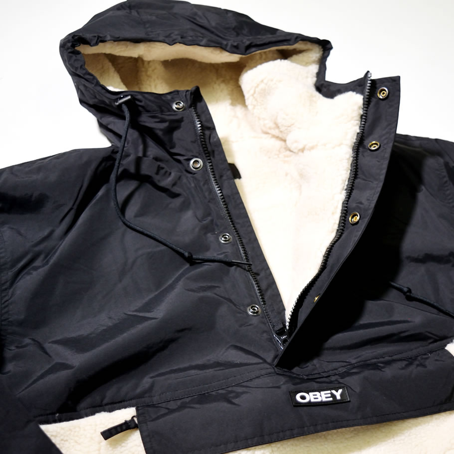 オベイ OBEY アノラックジャケット メンズ 121800384 ストリート系 カジュアル ファッション 秋 冬 コーディネート 服 通販