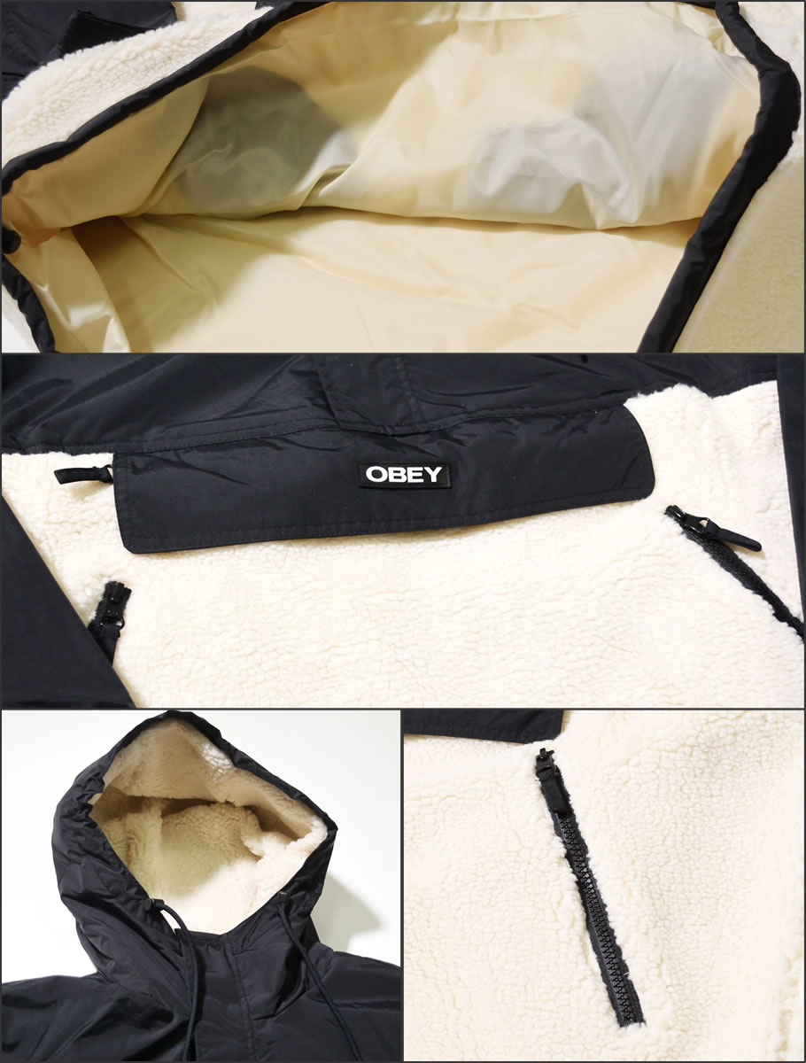 オベイ OBEY アノラックジャケット メンズ 121800384 ストリート系 カジュアル ファッション 秋 冬 コーディネート 服 通販