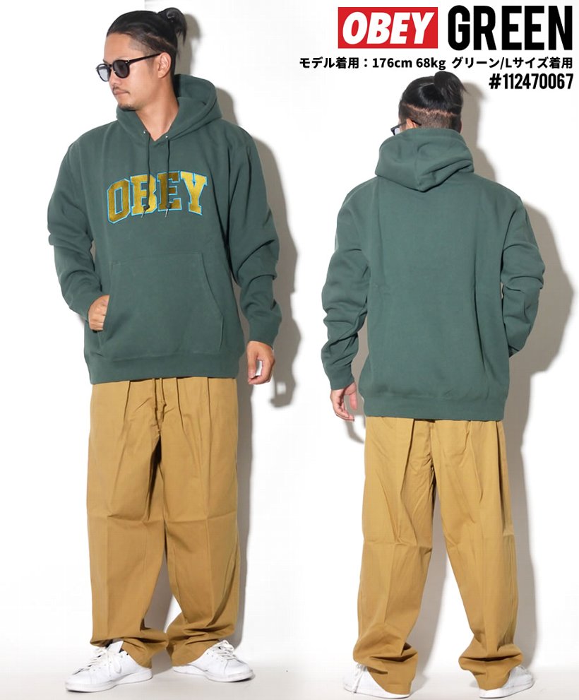 オベイ OBEY プルオーバーパーカー メンズ 112470067 ストリート系 男子 女子 コーデ ファッション 服 通販