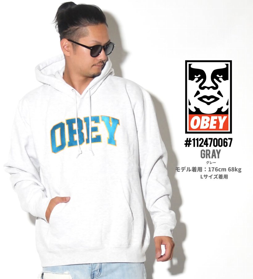 オベイ OBEY プルオーバーパーカー メンズ 112470067 ストリート系 男子 女子 コーデ ファッション 服 通販