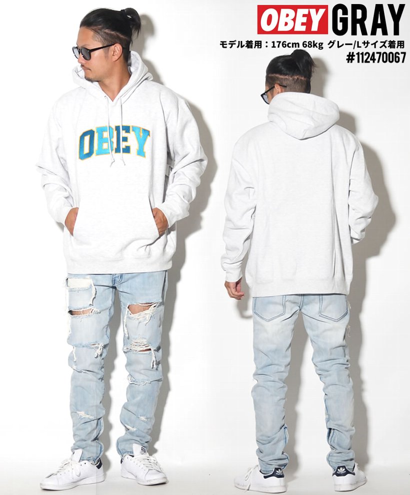 オベイ OBEY プルオーバーパーカー メンズ 112470067 ストリート系 男子 女子 コーデ ファッション 服 通販