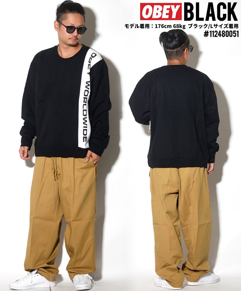 オベイ OBEY トレーナー メンズ 112480051 ストリート系 男子 女子 コーデ ファッション 服 通販