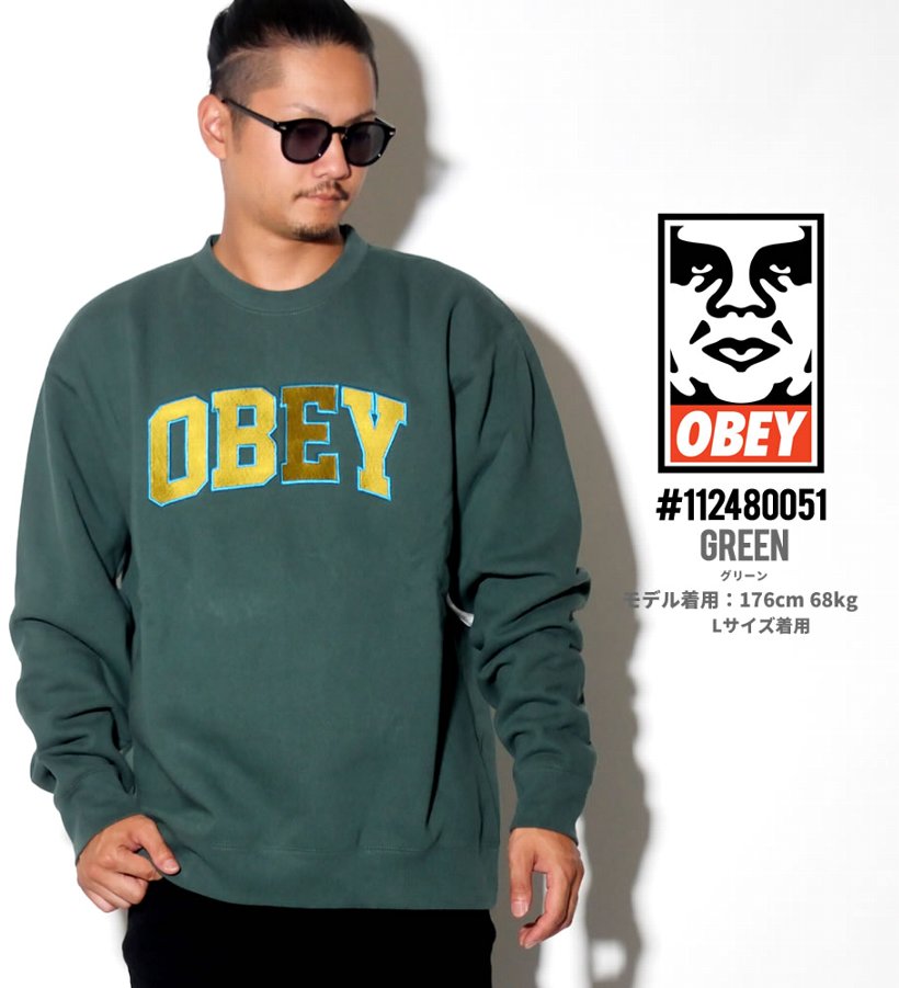 オベイ OBEY トレーナー メンズ 112480056 ストリート系 男子 女子 コーデ ファッション 服 通販