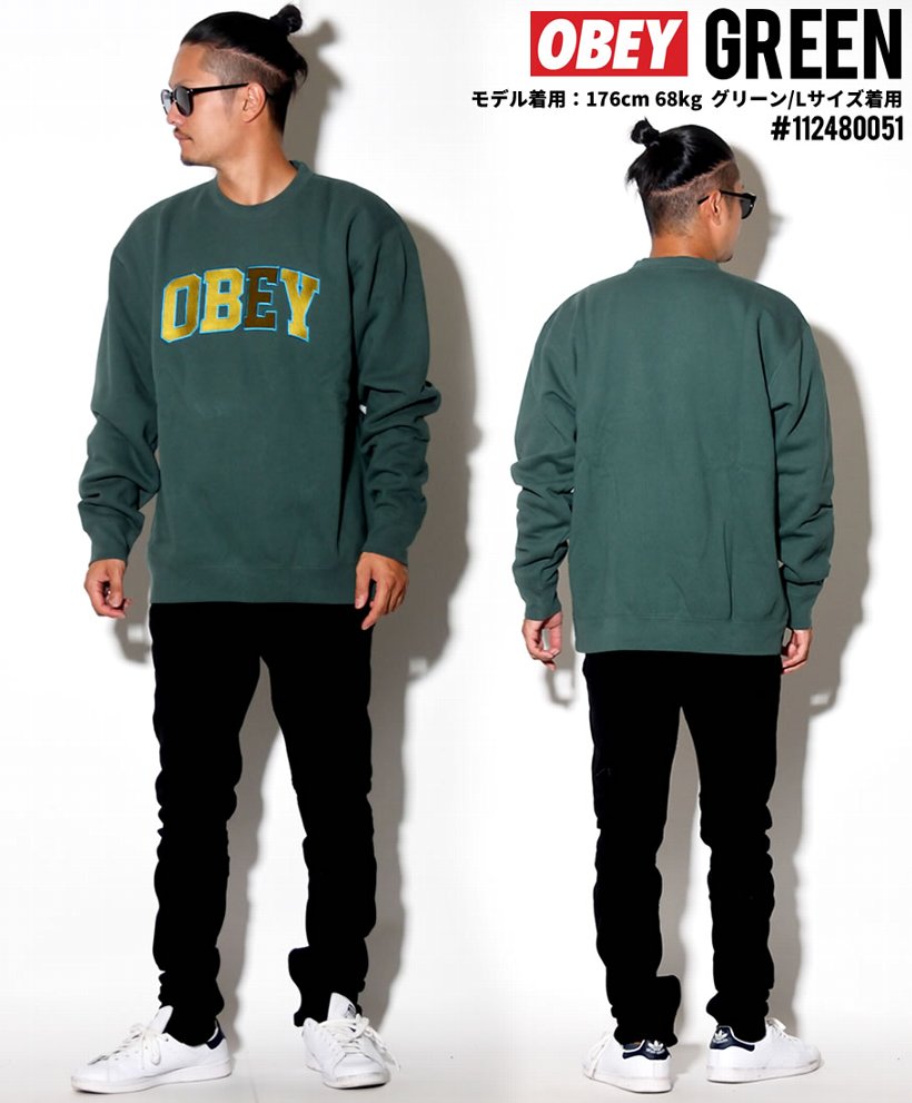 オベイ OBEY トレーナー メンズ 112480056 ストリート系 男子 女子 コーデ ファッション 服 通販