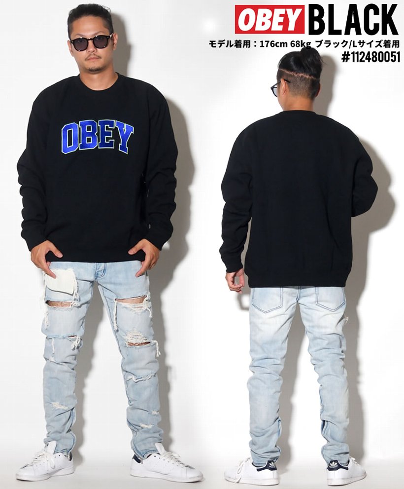 オベイ OBEY トレーナー メンズ 112480056 ストリート系 男子 女子 コーデ ファッション 服 通販