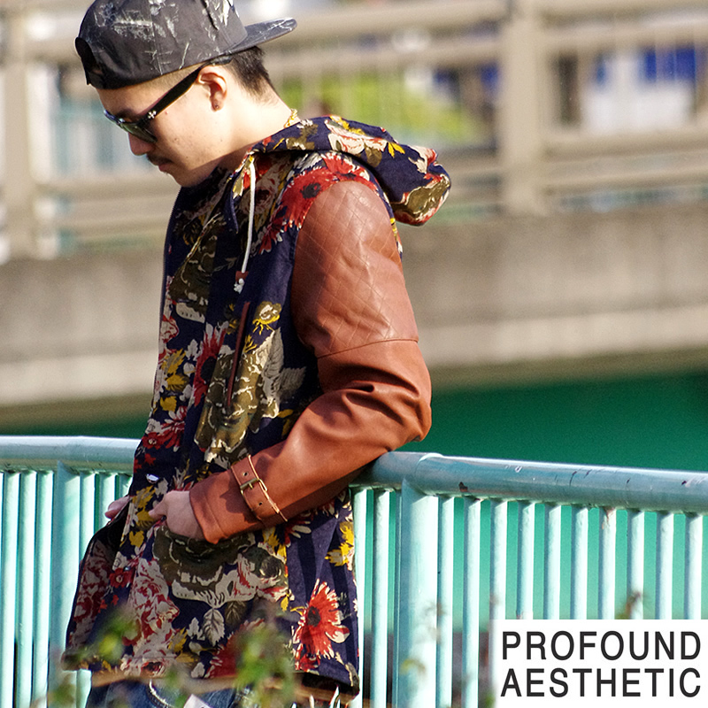Profound Aesthetic プロファウンドエステティック パーカージャケット メンズ ヒップホップ ストリート 服 B系ファッション
