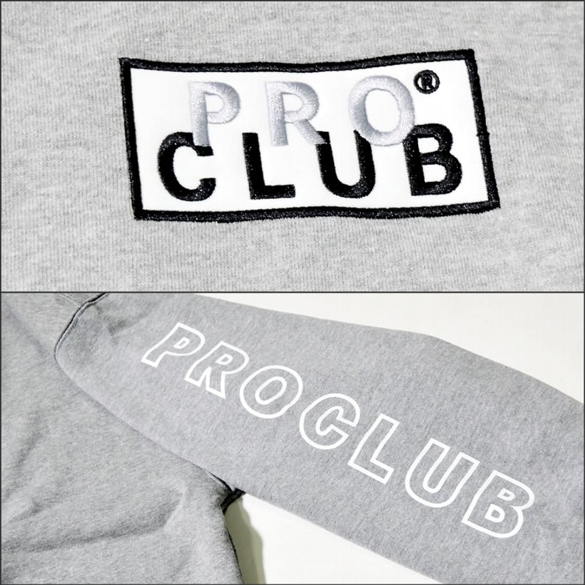 PRO CLUB プロクラブ トレーナー メンズ クルーネック スウェット ロゴ プリント 海外モデル b系 ストリート系 ヒップホップ ファッション 服 通販