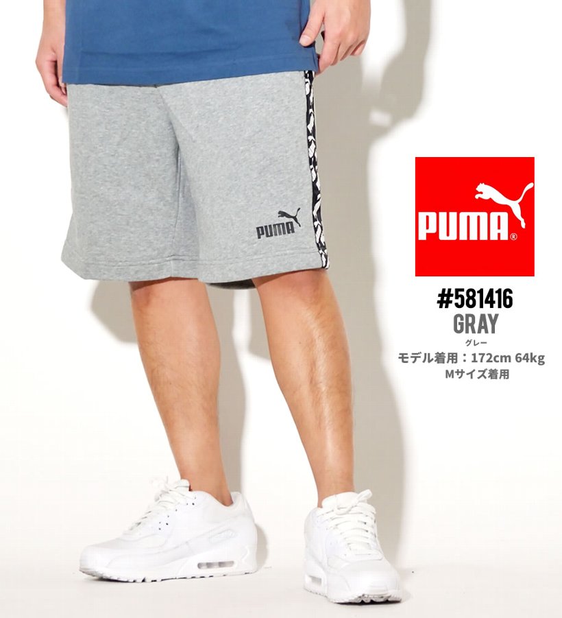 Puma プーマ ハーフパンツ メンズ ロゴ Amplified Shorts Tr 03 Mgh