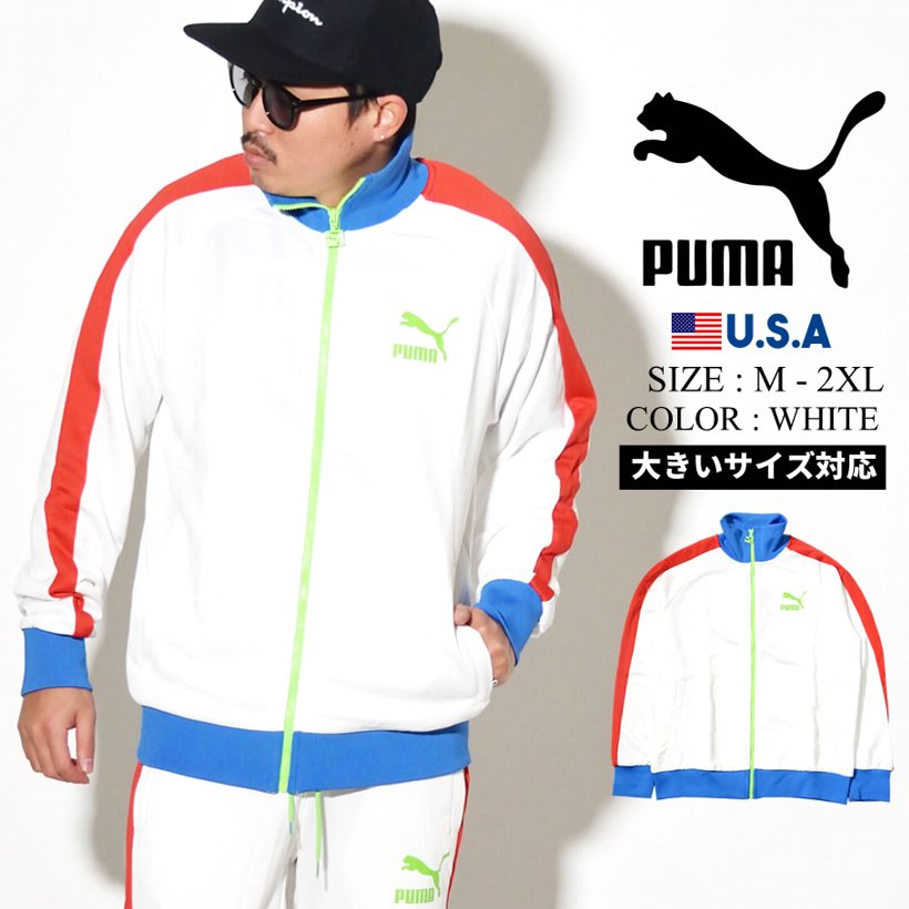Puma プーマ トラックジャケット メンズ ロゴ Iconic T7 Track Jkt Pt 41 Puma White Puma プーマ トラックジャケット メンズ ロゴ Iconic T7 Track Jkt Pt 41 Puma White