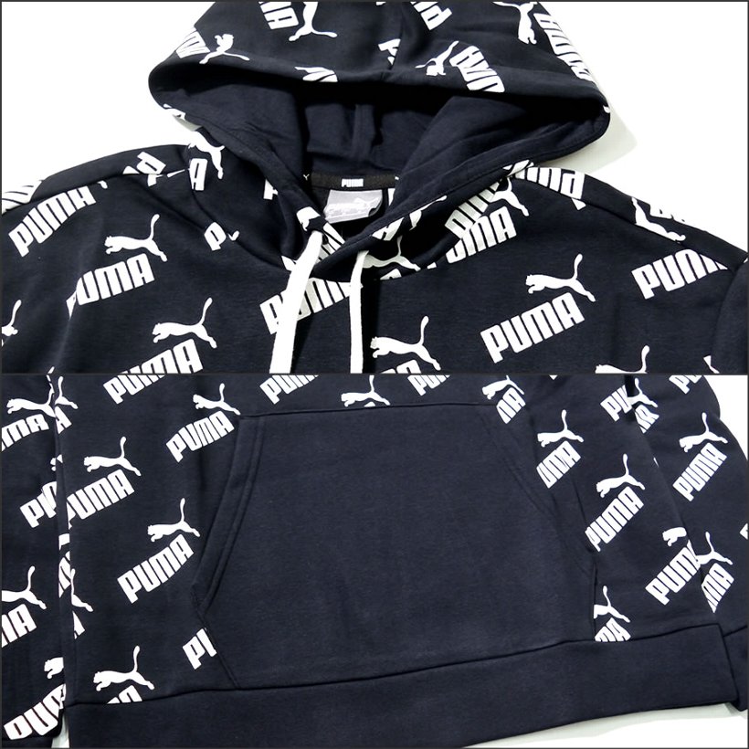 Puma プーマ パーカー メンズ ロゴ Amplified Hoody Fl 01 Puma Black Puma プーマ パーカー メンズ ロゴ Amplified Hoody Fl 01 Puma Black