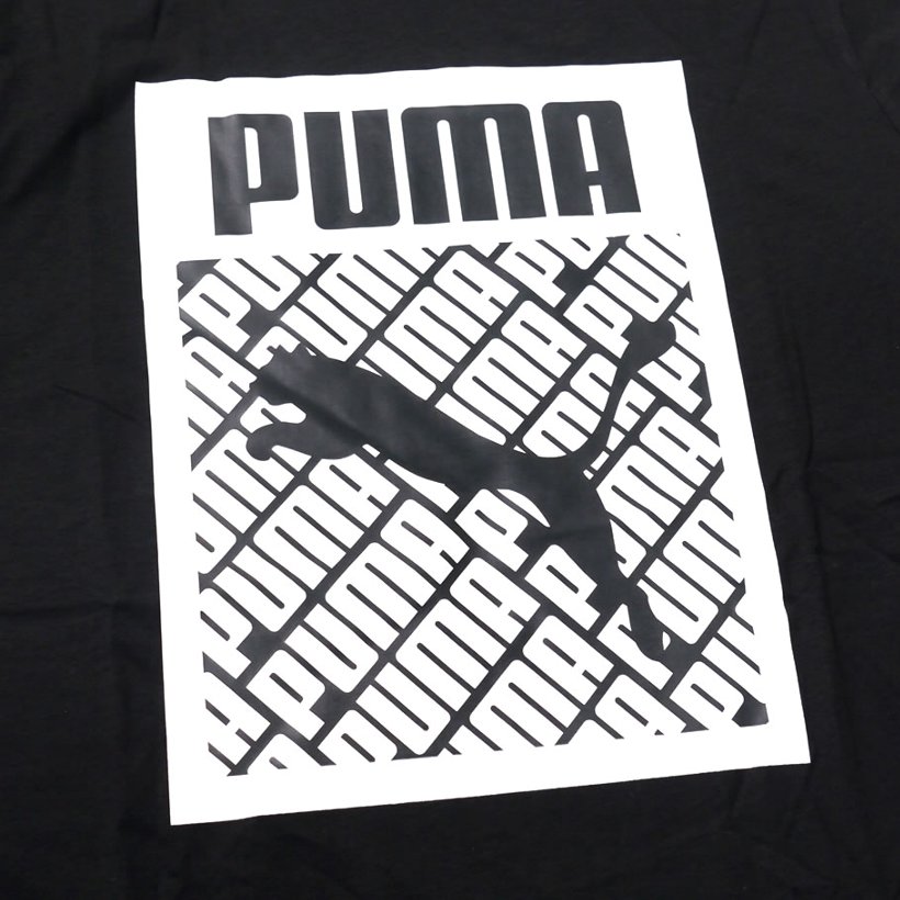 Puma プーマ 半袖 Tシャツ メンズ ロゴ Logo Tee Logo Fill 01 Puma Black