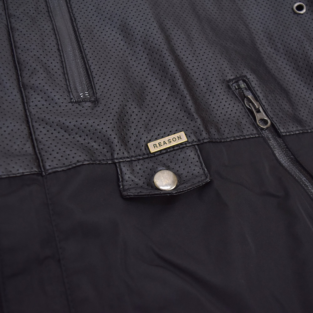 Reason Clothing リーズン スポーツジャケット レザーテックジャケット RF15-008 パロディー B系 ストリート系 ファッション
