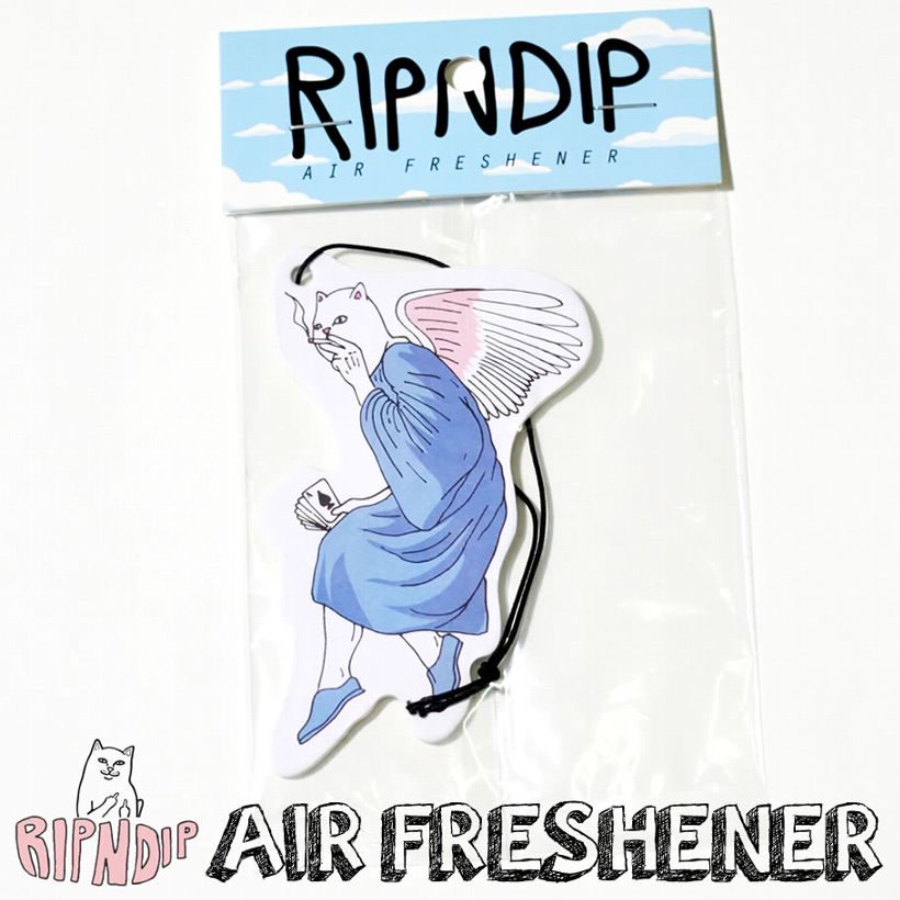 RIPNDIP リップンディップ 芳香剤 エアーフレッシュナー 天使 羽 猫 キャット スケートボード スケーター ストリート ブランド 2018春夏 新作