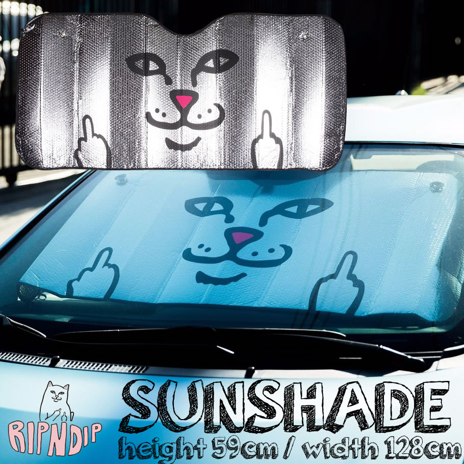 Ripndip リップンディップ 車用 サンシェード 日除け 猫 ネコ 顔 通販 Rdat041 Ripndip リップンディップ 車用 サンシェード 日除け 猫 ネコ 顔 通販 Rdat041