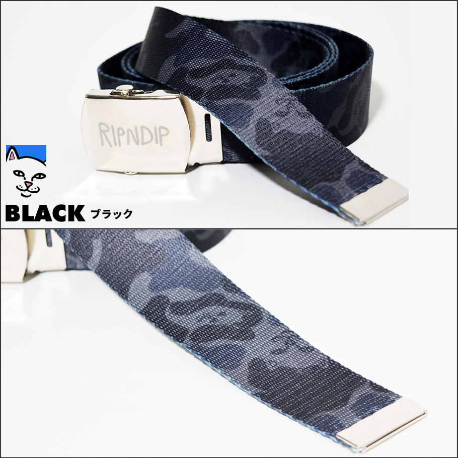 RIPNDIP リップンディップ ガチャベルト Nerm Camo Web Belt