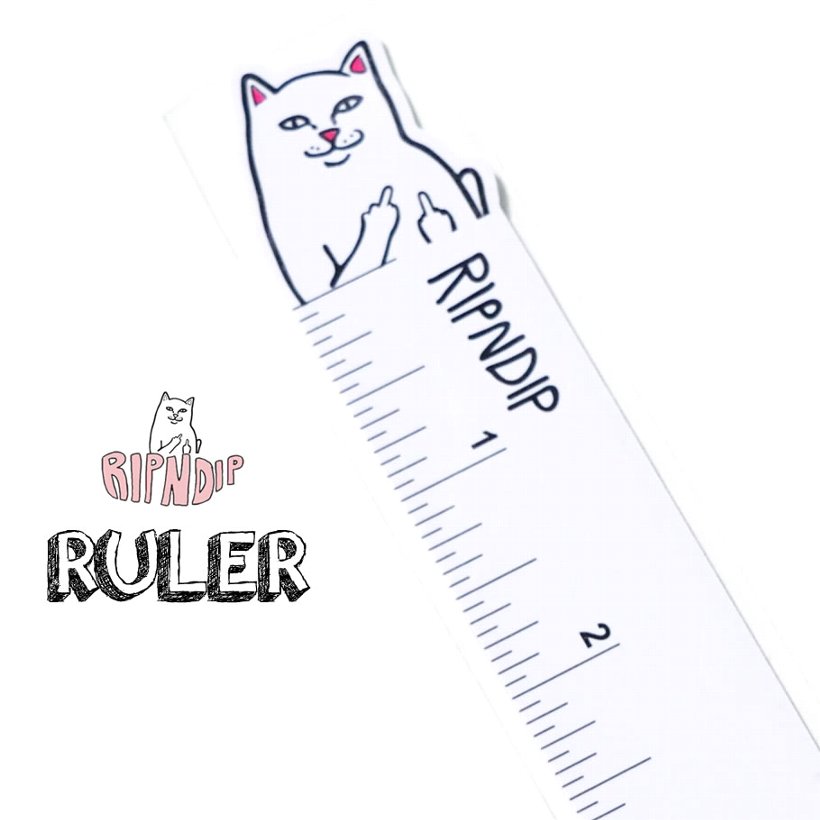 RIPNDIP リップンディップ 定規 ものさし 6インチ RND3863