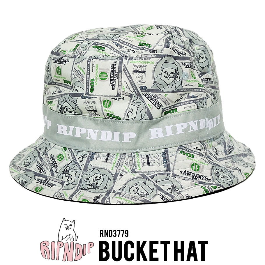 RIPNDIP リップンディップ バケットハット メンズ 帽子 バケハ RND3778 2019秋 ストリート系 ヒップホップ ファッション コーディネート 服 通販