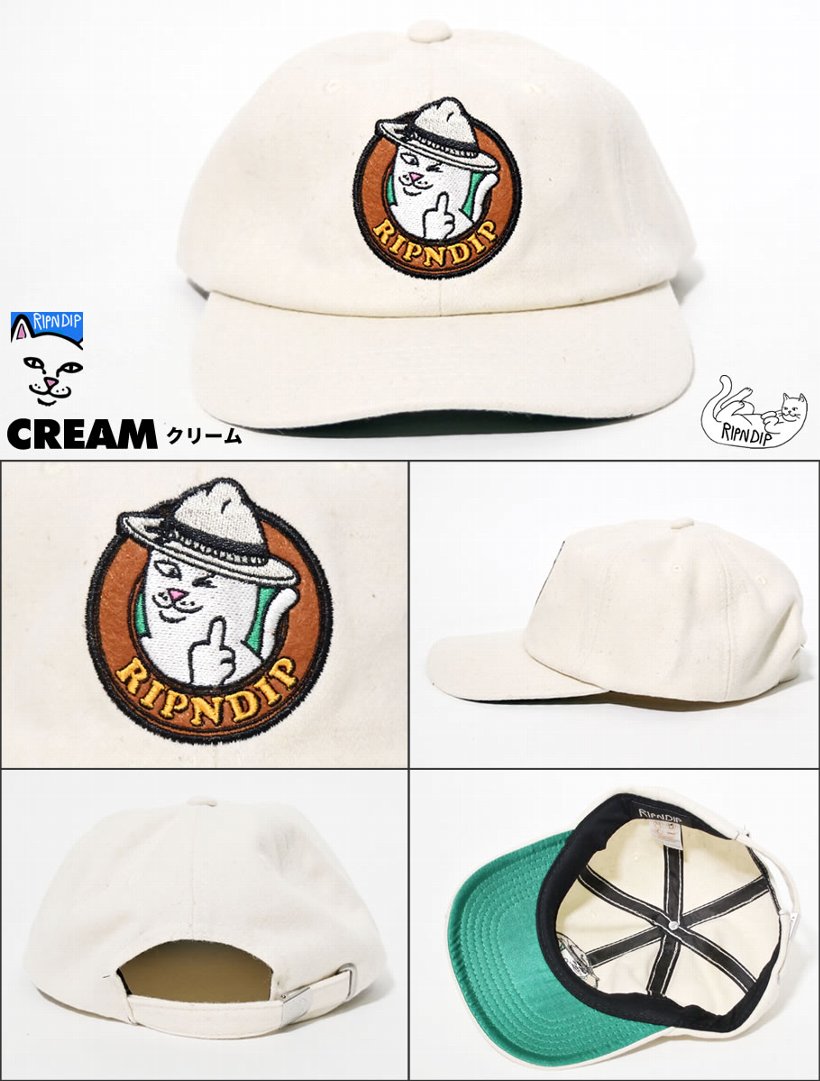 RIPNDIP リップンディップ キャップ メンズ 帽子 RND3976 2019冬 新作