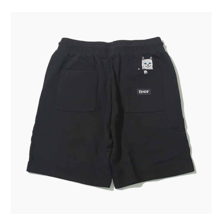 RIPNDIP リップンディップ ハーフパンツ スウェット メンズ 猫 キャット RND4147