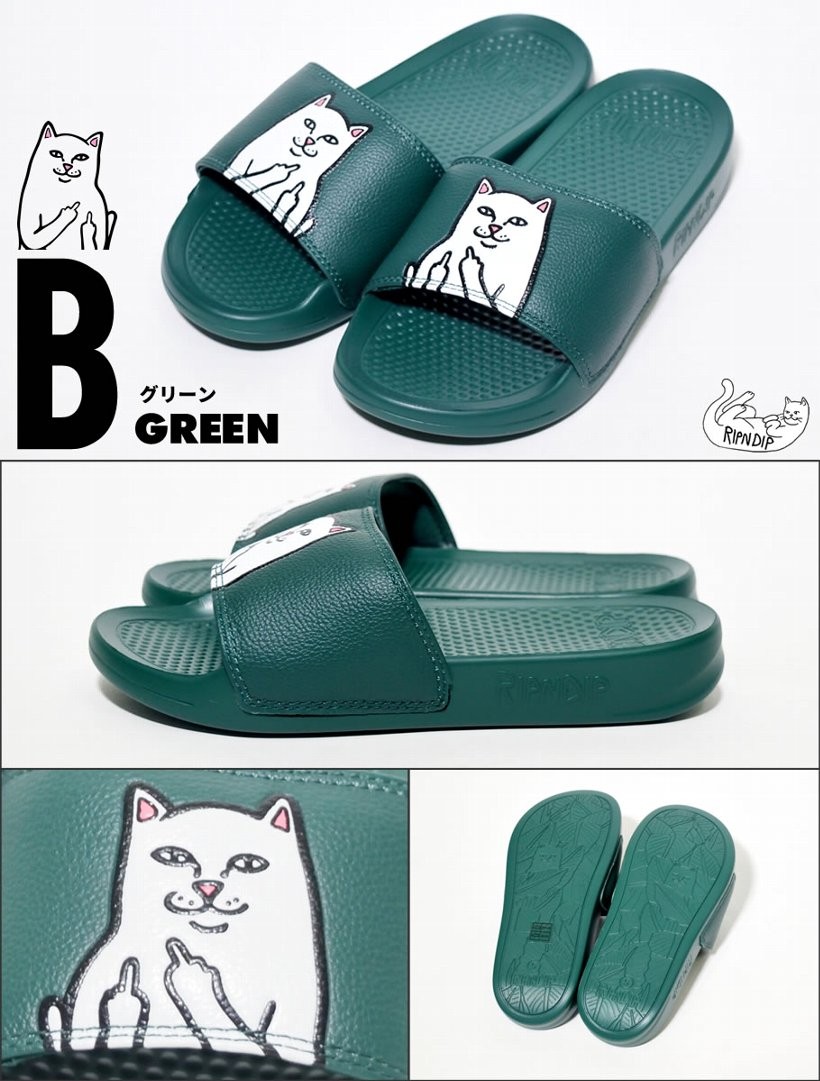 RIPNDIP リップンディップ サンダル ビーチ ビーサン シャワー 猫 キャット スケートボード スケーター ストリート ブランド
