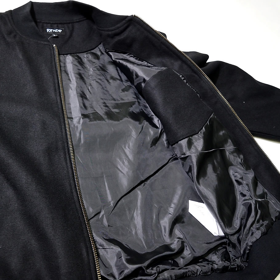 RIPNDIP リップンディップ スタジャン メンズ Wavy Nerm Varsity Jacket 2018秋冬 新作