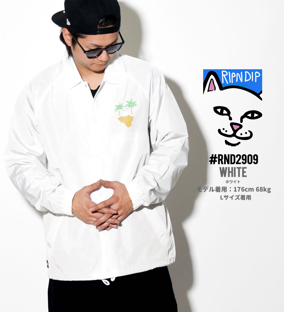 RIPNDIP リップンディップ コーチジャケット メンズ Boobcuzzi Coaches Jacket USモデル 2019春 新作