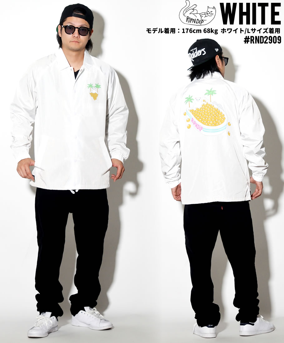 RIPNDIP リップンディップ コーチジャケット メンズ Boobcuzzi Coaches Jacket USモデル 2019春 新作