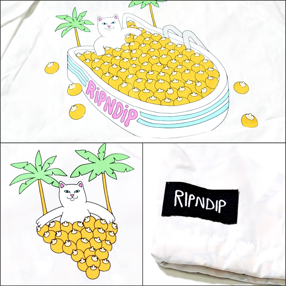 RIPNDIP リップンディップ コーチジャケット メンズ Boobcuzzi Coaches Jacket USモデル 2019春 新作