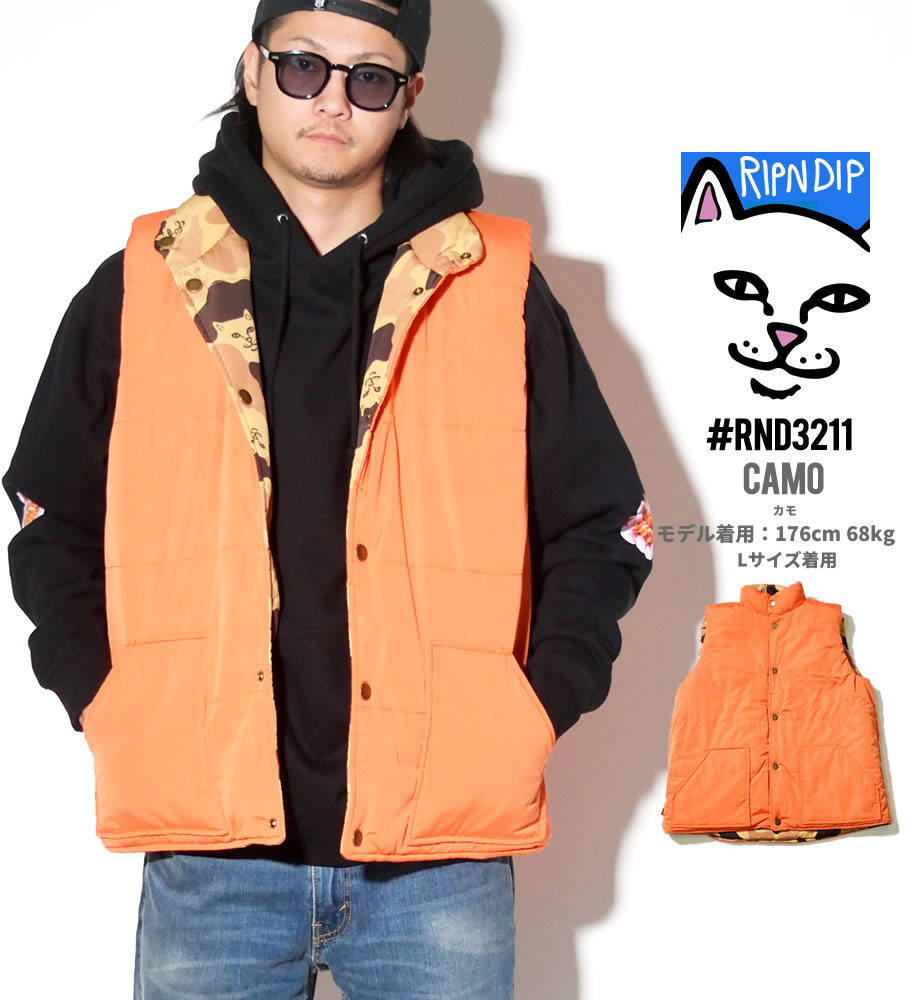 RIPNDIP リップンディップ ベスト メンズ リバーシブル RND3211 USモデル ストリート系 スケーター ファッション 服 通販