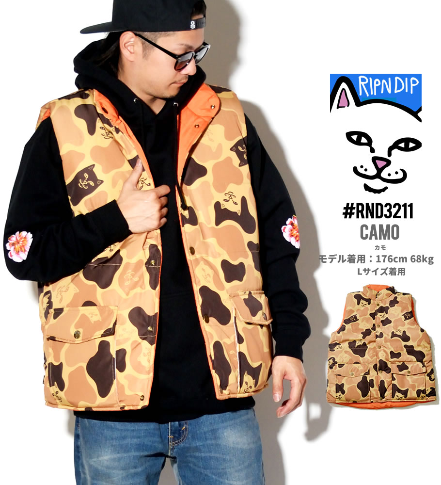 RIPNDIP リップンディップ ベスト メンズ リバーシブル RND3211 USモデル ストリート系 スケーター ファッション 服 通販