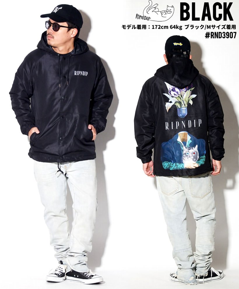 RIPNDIP リップンディップ コーチジャケット メンズ ブランド コーデ カジュアル RND3907 大きいサイズ 2019冬 新作