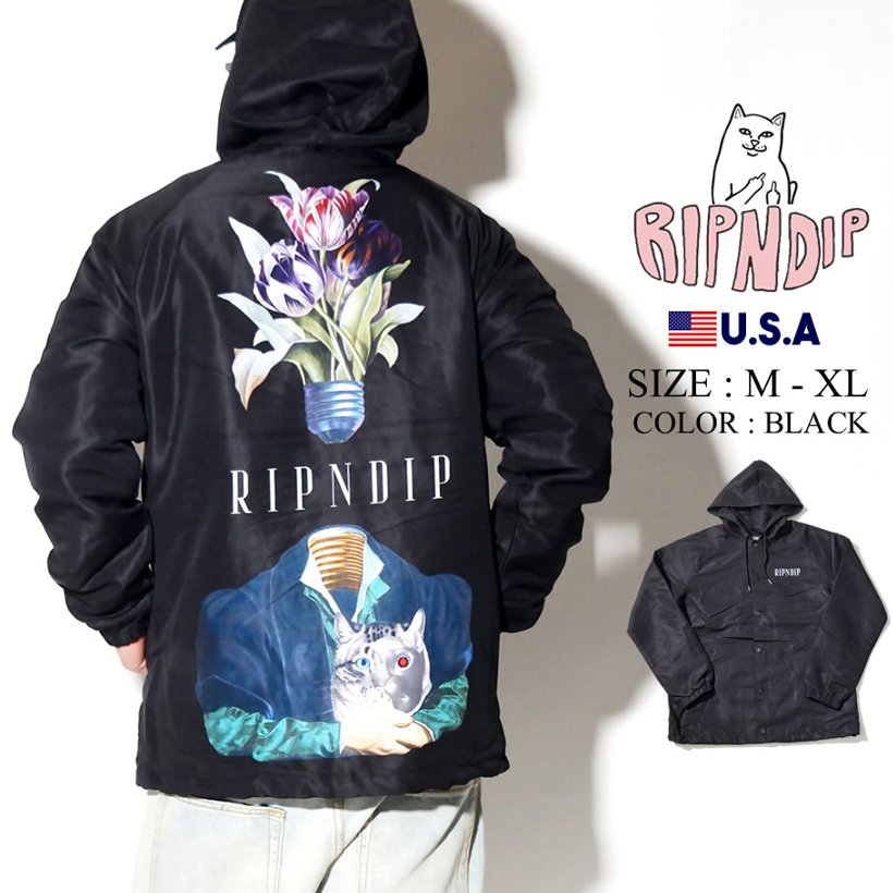 RIPNDIP リップンディップ コーチジャケット メンズ ブランド コーデ カジュアル RND3907 大きいサイズ 2019冬 新作