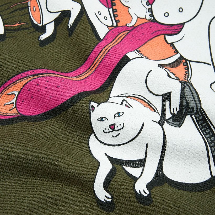 RIPNDIP リップンディップ パーカー 秋冬 メンズ レディース プルオーバー スウェット 裏起毛 大きいサイズ Zipperface Hoodie 2018秋冬 新作