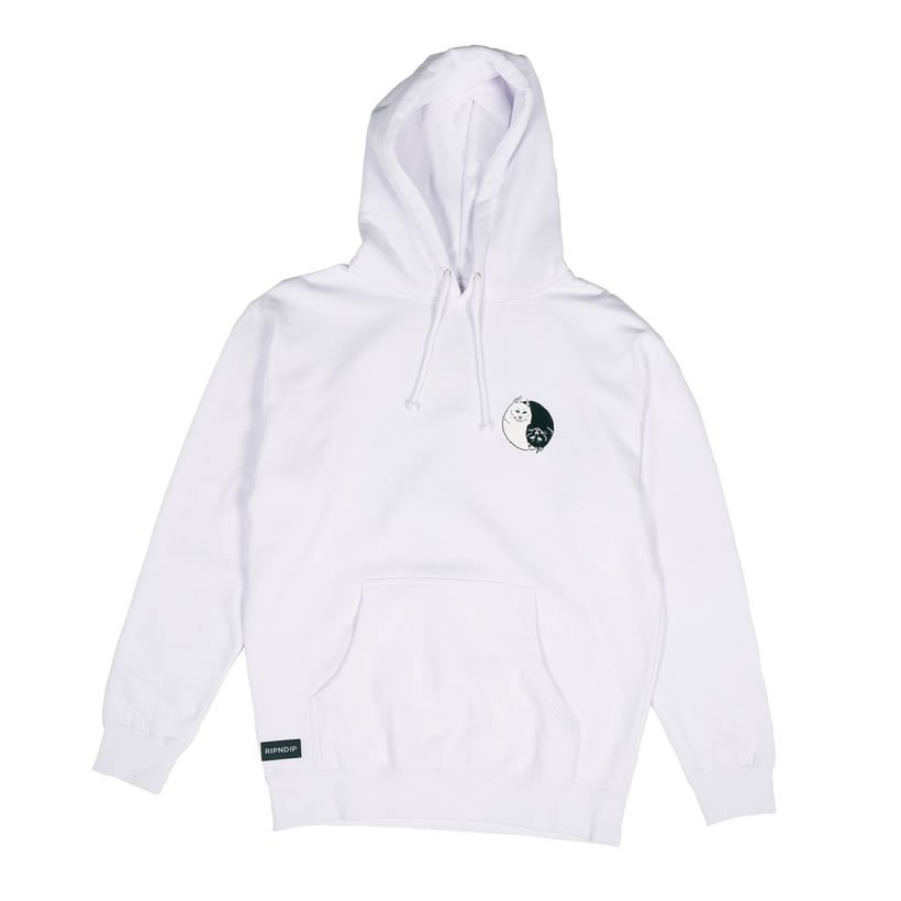 RIPNDIP リップンディップ パーカー 秋冬 メンズ レディース プルオーバー スウェット 裏起毛 大きいサイズ Nermal Ying Yang Hoodie 2018秋冬 新作
