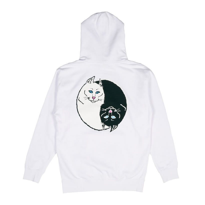RIPNDIP リップンディップ パーカー 秋冬 メンズ レディース プルオーバー スウェット 裏起毛 大きいサイズ Nermal Ying Yang Hoodie 2018秋冬 新作