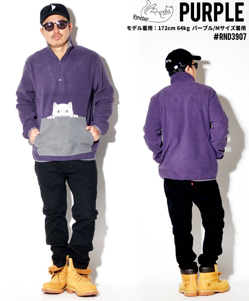 RIPNDIP リップンディップ トレーナー メンズ ブランド フリースパーカー 裏起毛 RND3904 大きいサイズ 2019秋冬 新作