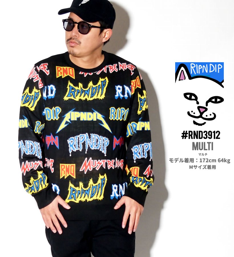 RIPNDIP リップンディップ セーター メンズ ブランド RND3912 大きいサイズ 2019秋冬 新作