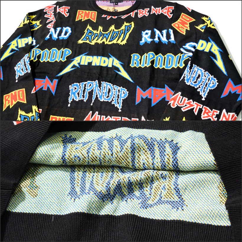 RIPNDIP リップンディップ セーター メンズ ブランド RND3912 大きいサイズ 2019秋冬 新作