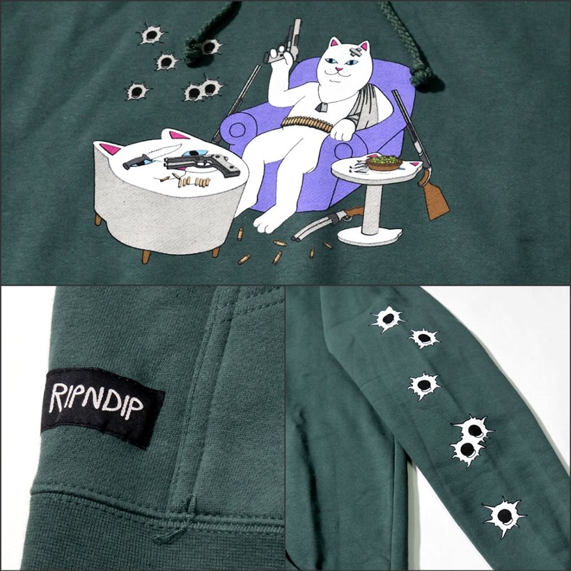 RIPNDIP リップンディップ パーカー メンズ ブランド RND3920 裏起毛 大きいサイズ 2019冬 新作