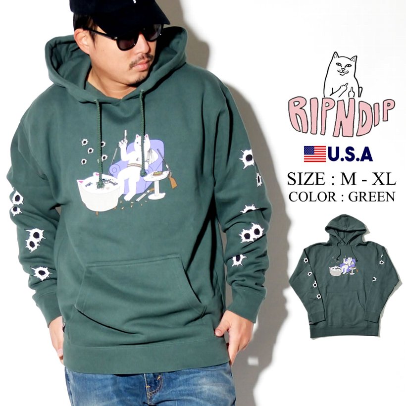 RIPNDIP リップンディップ パーカー メンズ ブランド RND3920 裏起毛 大きいサイズ 2019冬 新作