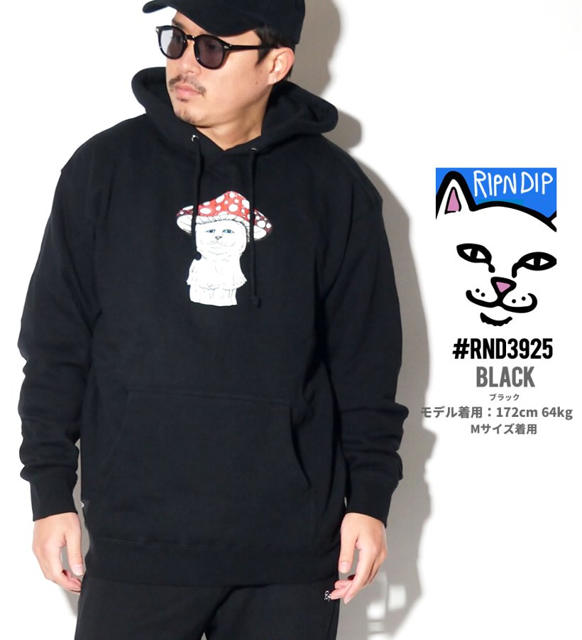 RIPNDIP リップンディップ パーカー メンズ ブランド RND3925 裏起毛 大きいサイズ 2019冬 新作