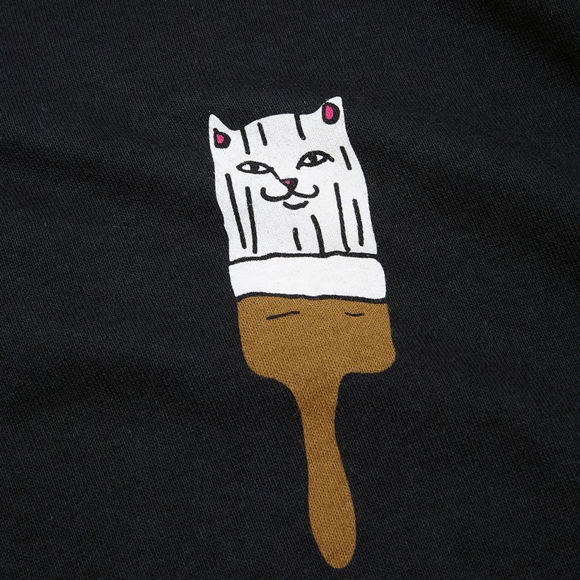RIPNDIP リップンディップ Tシャツ メンズ 長袖 ロンT 猫 キャット プリント Ross L/S 2018秋冬 新作