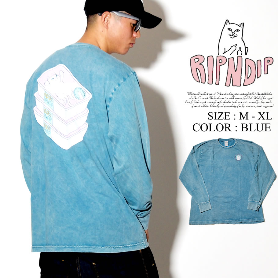 RIPNDIP リップンディップ Tシャツ メンズ レディース 長袖 ロンT RND2944 USモデル 2019春 新作