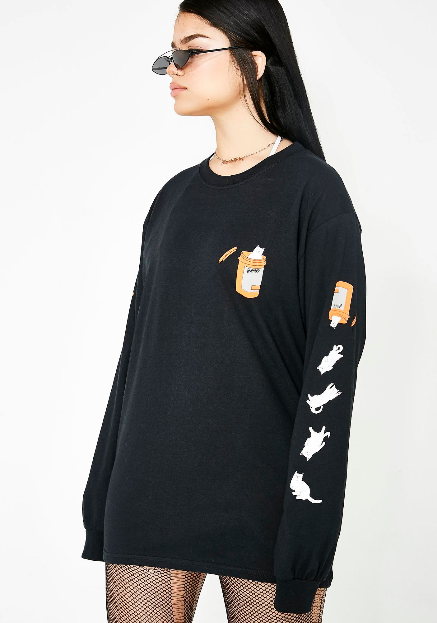 RIPNDIP リップンディップ Tシャツ メンズ レディース 長袖 ロンT RND2948 RND2949USモデル 2019春 新作