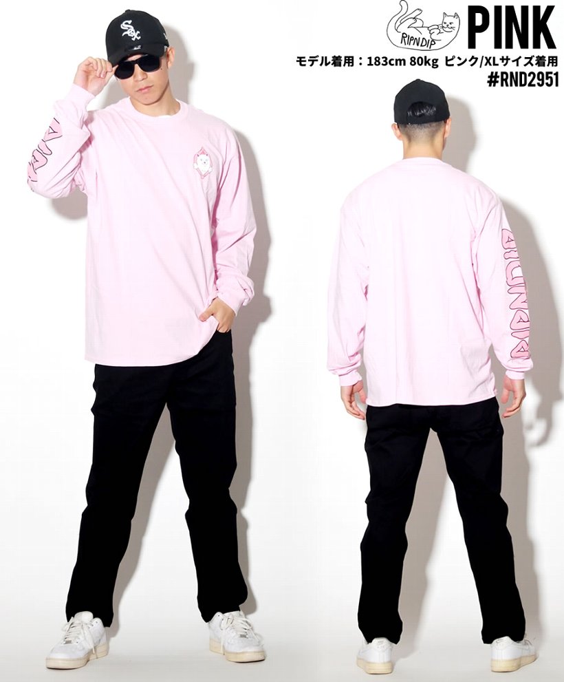 RIPNDIP リップンディップ Tシャツ メンズ レディース 長袖 ロンT RND2951 USモデル 2019春 新作