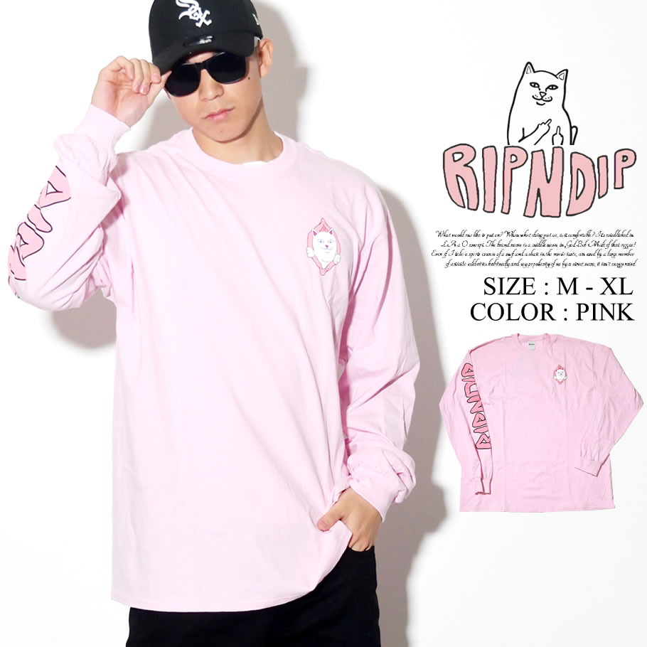 RIPNDIP リップンディップ Tシャツ メンズ レディース 長袖 ロンT RND2951 USモデル 2019春 新作