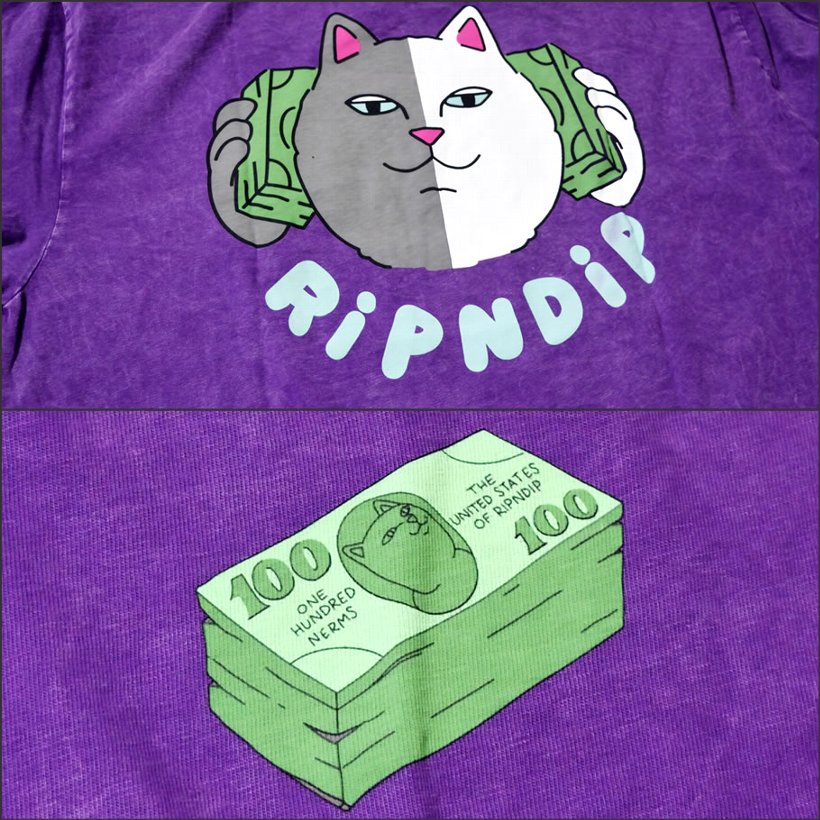 RIPNDIP リップンディップ Tシャツ メンズ レディース 長袖 ロンT RND2952 USモデル 2019春 新作