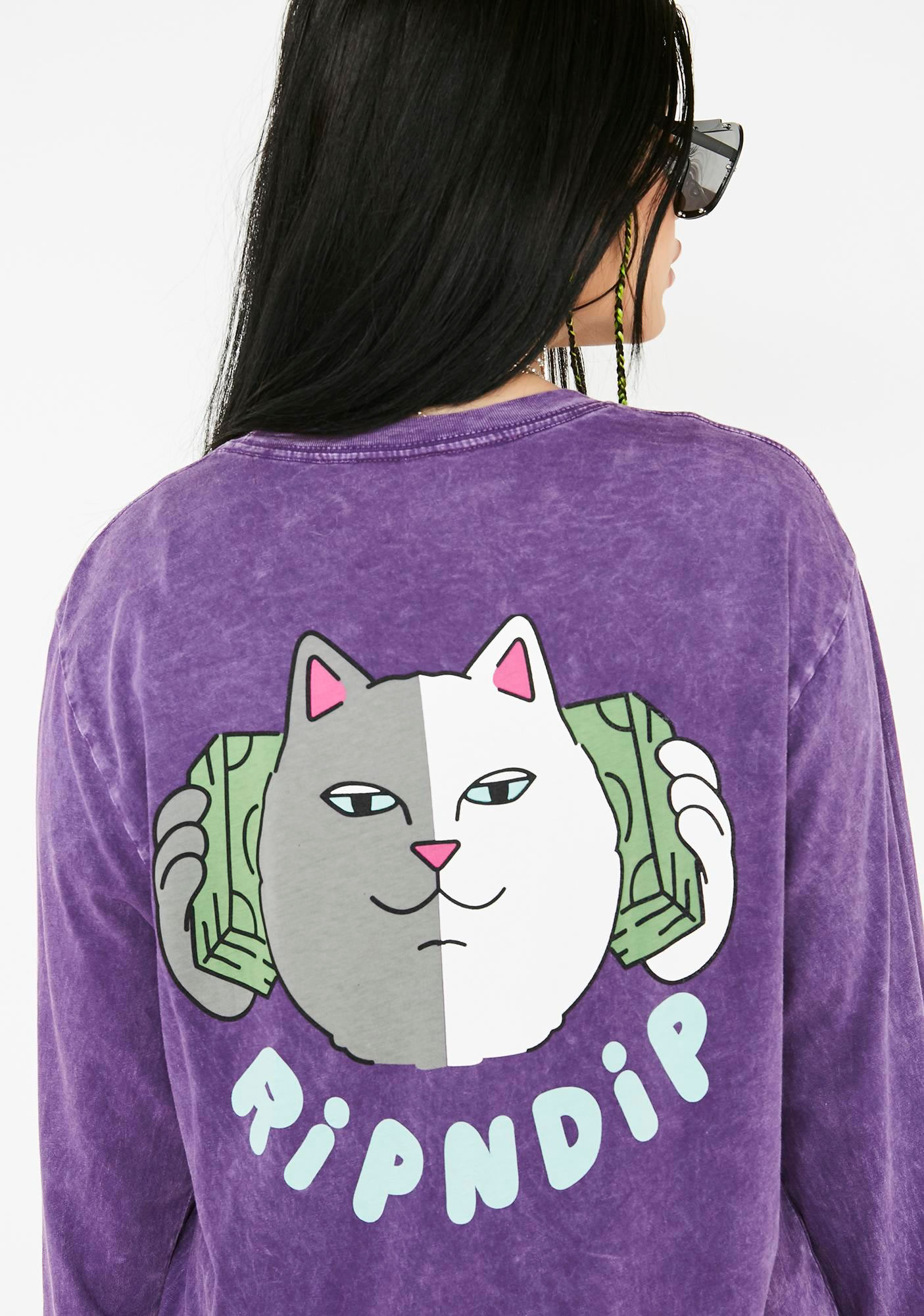 RIPNDIP リップンディップ Tシャツ メンズ レディース 長袖 ロンT RND2952 USモデル 2019春 新作