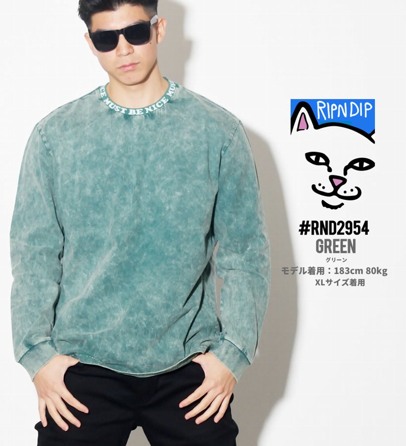RIPNDIP リップンディップ Tシャツ メンズ レディース 長袖 ロンT RND2953 RNB2954 USモデル 2019春 新作