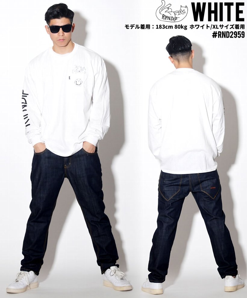 RIPNDIP リップンディップ Tシャツ メンズ レディース 長袖 ロンT RND2959 USモデル 2019春 新作